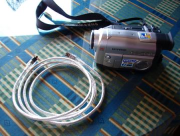 Cmara y Cable Firewire