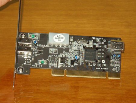 Tarjeta Firewire