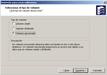 Imagen del Asistente para crear volmenes