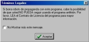 Aviso I de Spybot