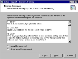 Licencia del Spybot
