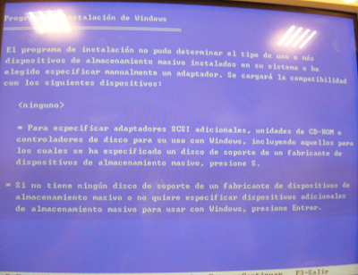 Instalación de controladores